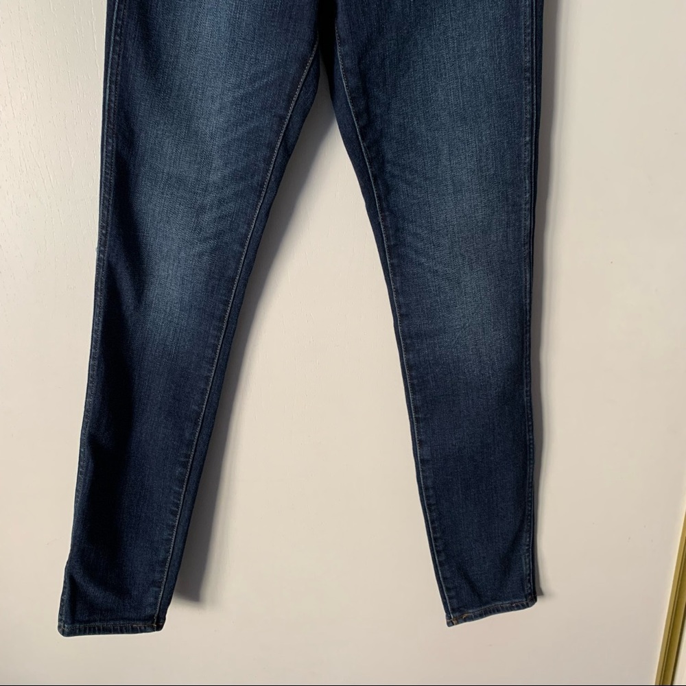 10" High-Rise Skinny Jeans in Woodland Wash: TENCEL Denim Edition - Picture 5 of 12